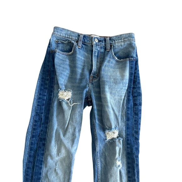 ABERCROMBIE & FITCH The High Rise Mom Crop Jeans Size 26/ 2 S - Picture 3 of 7